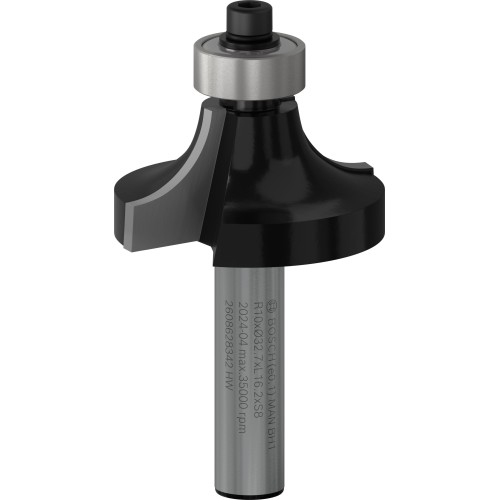 Broca fresadora para redondeo PRO, R 10, vástago de 8 mm