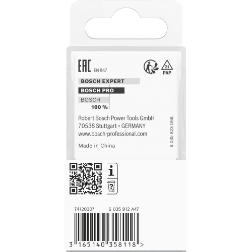 Broca fresadora PRO para rebajes, 9,6 mm, vástago de 8 mm
