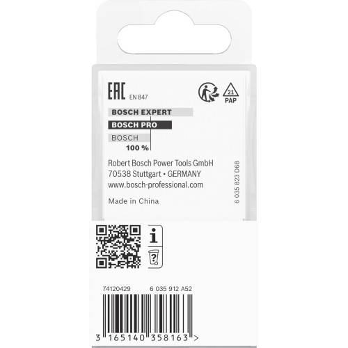 Broca fresadora PRO para óvolos, R 6,3, vástago de 8 mm