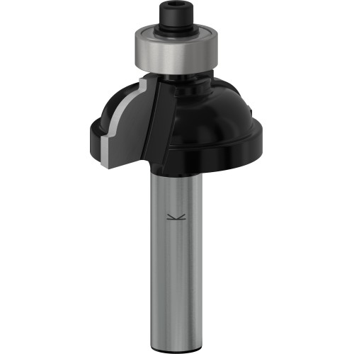 Broca fresadora PRO para moldura cóncava clásica, R 6,3, vástago de 8 mm