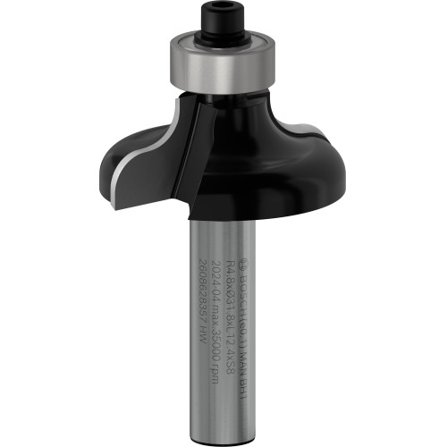 Broca fresadora PRO para moldura de filete, R 4,8, vástago de 8 mm