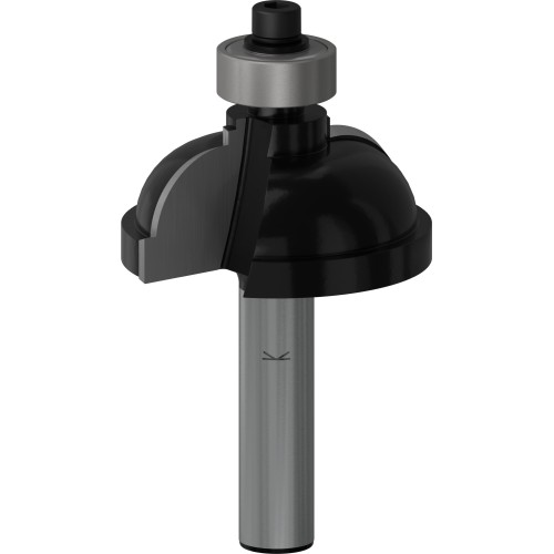 Broca fresadora PRO para moldura cóncava clásica, R 9,5, vástago de 8 mm