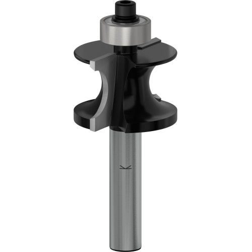 Broca fresadora guiada para molduras PRO, R 6, vástago de 8 mm
