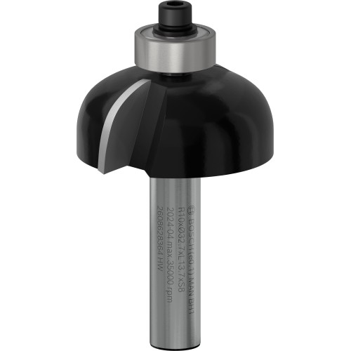 Broca fresadora PRO para moldura cóncava, R 10, vástago de 8 mm