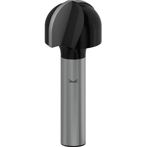 Broca fresadora PRO para molduras de media caña, R 10, vástago de 8 mm