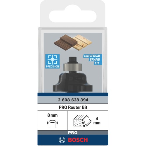 Broca fresadora romana conopial PRO; R 4, vástago de 8 mm