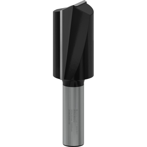 Broca fresadora recta PRO, dos acanaladuras, Ø 25 x L 40, vástago de 12 mm
