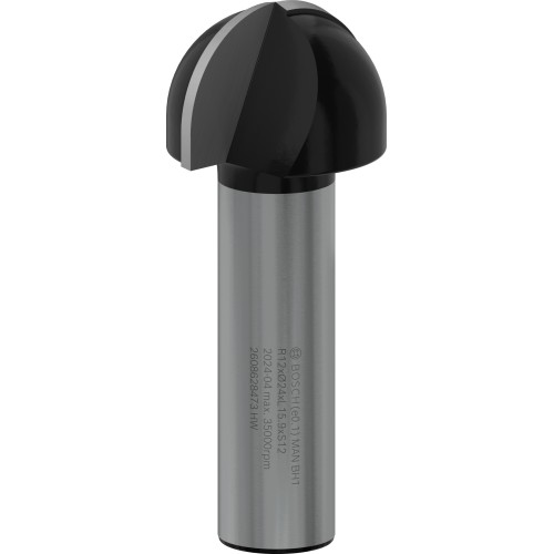 Broca fresadora PRO para molduras de media caña, R 12, vástago de 12 mm