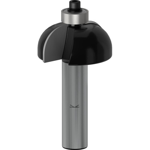 Broca fresadora PRO para moldura cóncava, R 12, vástago de 12 mm