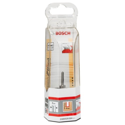 Fresa recta Expert for Wood, carburo macizo, 8 mm, D1 4 mm, L 15,8 mm, G 50,7 mm
