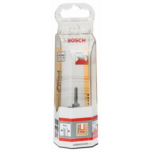 Fresa recta Expert for Wood, carburo macizo, 8 mm, D1 4 mm, L 15,8 mm, G 50,7 mm