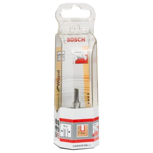 Fresa recta Expert for Wood, carburo macizo, 8 mm, D1 5 mm, L 12,7 mm, G 51 mm
