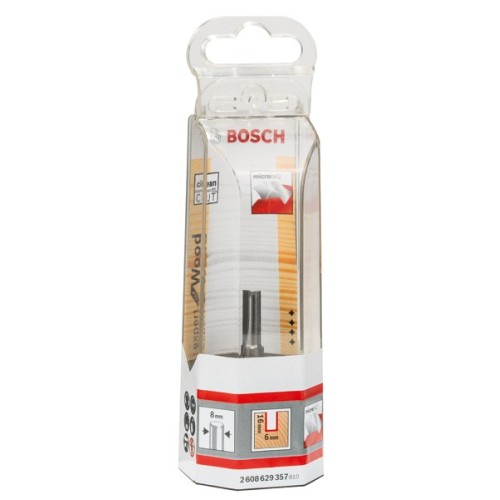 Fresa recta Expert for Wood, carburo macizo, 8 mm, D1 6 mm, L 16 mm, G 51 mm
