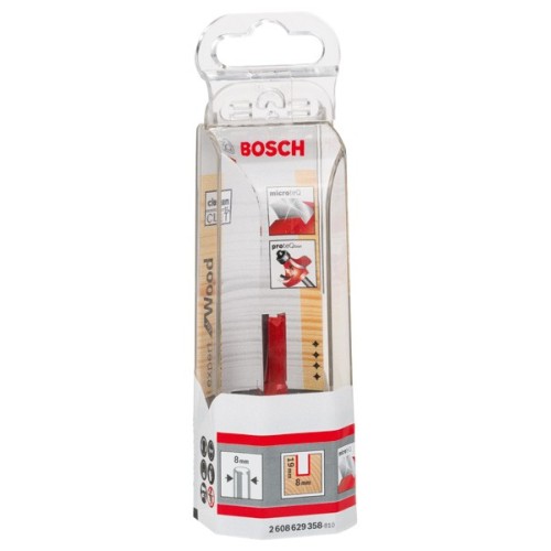 Fresa recta Expert for Wood, carburo, 8 mm, D1 8 mm, L 19 mm, G 52 mm