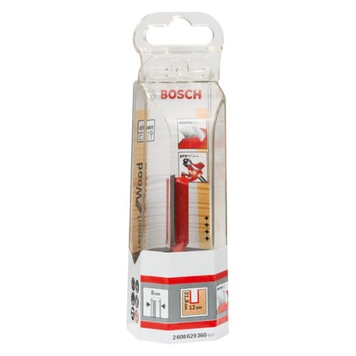 Fresa recta Expert for Wood, carburo, 8 mm, D1 12 mm, L 31,8 mm, G 63,8 mm