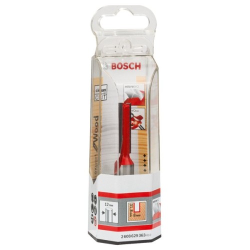 Fresa recta Expert for Wood, carburo, 12 mm, D1 8 mm, L 31,8 mm, G 76 mm