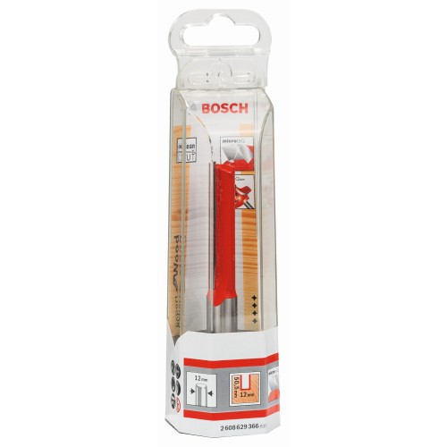Fresa recta Expert for Wood, carburo, 12 mm, D1 12 mm, L 50,5 mm, G 98 mm