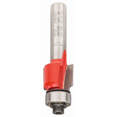 Fresa para redondear Expert for Wood, 8 mm, D 16,7 mm, R1 2 mm, L 12,7 mm, G 55 mm