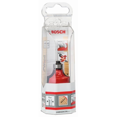 Fresa para redondear Expert for Wood, 8 mm, D 31,75 mm, R1 9,5 mm, L 18 mm, G 60 mm
