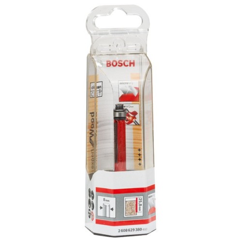 Fresa para recortar Expert for Wood Laminate, 8 mm, D1 9,5 mm, L 25,8 mm, G 71,5 mm