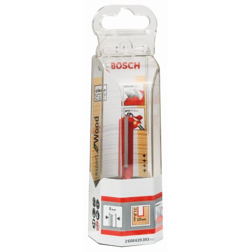 Fresa recta Expert for Wood, carburo, 8 mm, D1 10 mm, L 31,8 mm, G 69 mm