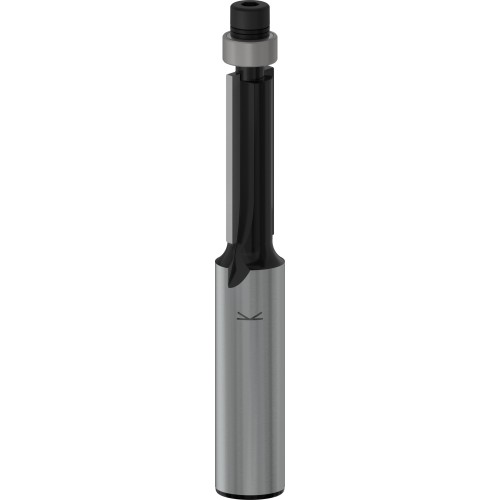 Broca fresadora de recorte al ras PRO con cojinete inferior, Ø 6,35 x L 20, vástago de 8 mm