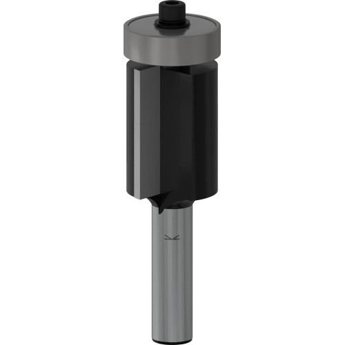 Broca fresadora de recorte al ras PRO con cojinete inferior, Ø 19 x L 25,4, vástago de 8 mm