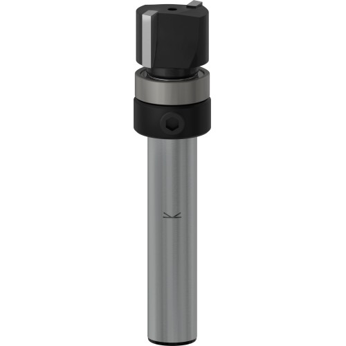 Broca fresadora de recorte al ras PRO con cojinete superior, Ø 12,7 x L 9,5, vástago de 8 mm