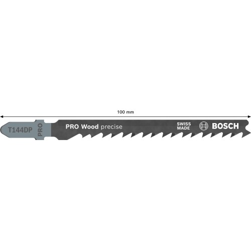 Hoja de sierra de calar PRO Wood precise T144DP 100 mm, 5 uds.