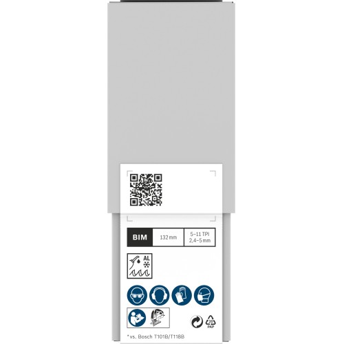 Hoja de sierra de calar PRO Multi Material thick and thin T345XF, 132 mm, 100 uds.