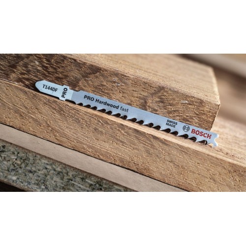 Hoja de sierra de calar PRO Hardwood fast T144DF 100 mm, 5 uds.