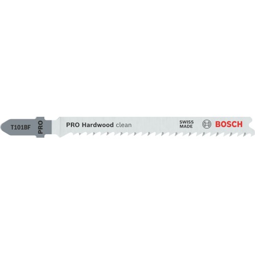 Hoja de sierra de calar PRO Hardwood clean T101BF, 100 mm, 25 uds.