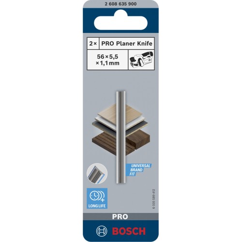 Cuchilla para cepillo PRO, 56 x 5,5 x 1,1 mm