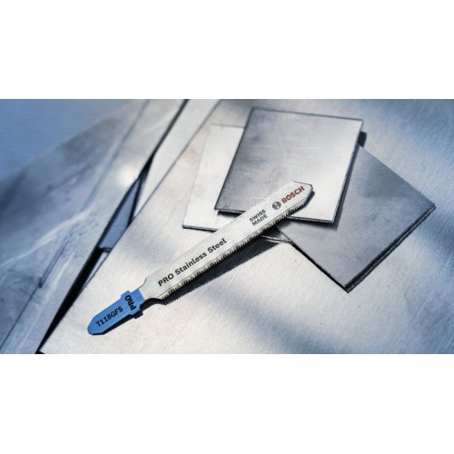 Hoja de sierra de calar PRO Stainless Steel T118GFS, 83 mm, 5 uds.