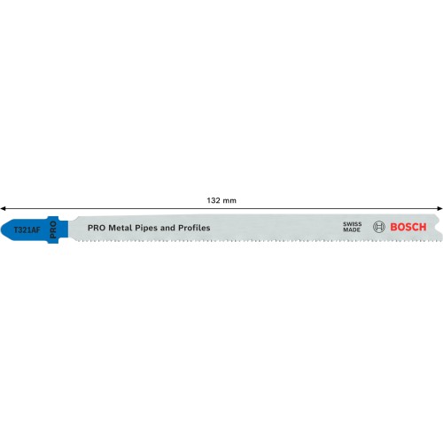 Hoja de sierra de calar PRO Metal Pipes and Profiles T321AF 132 mm, 5 uds.