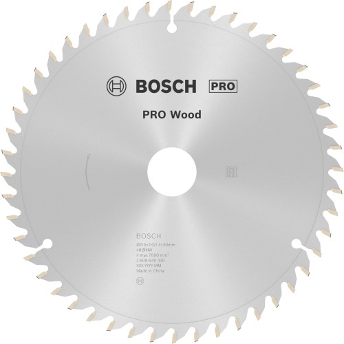 Hoja de sierra circular PRO Wood, 210 x 2 x 30 mm
