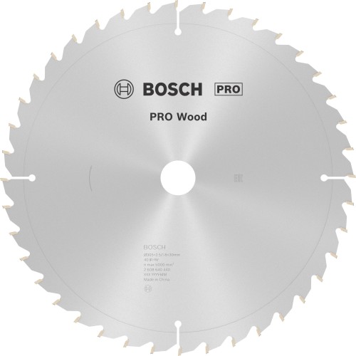 Hoja de sierra circular PRO Wood, 305 x 2,5 x 30 mm, T40