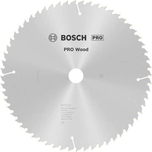 Hoja de sierra circular PRO Wood, 305 x 2,5 x 30 mm, T60