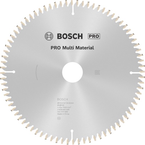 Hoja de sierra circular PRO Multi Material, 210 x 2,5 x 30 mm