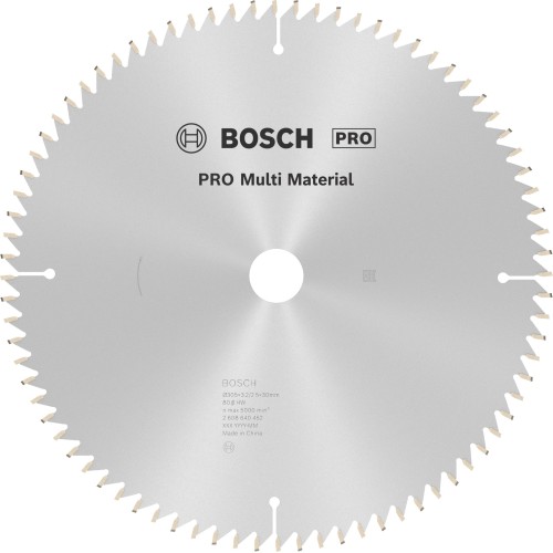 Hoja de sierra circular PRO Multi Material, 305 x 3,2 x 30 mm, T80