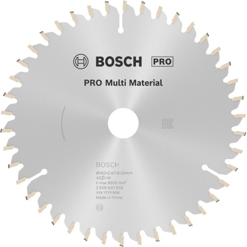 Hoja de sierra circular PRO Multi Material, 160 x 2,4 x 20 mm