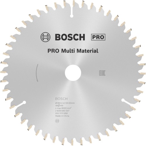 Hoja de sierra circular PRO Multi Material, 180 x 2,4 x 30 mm