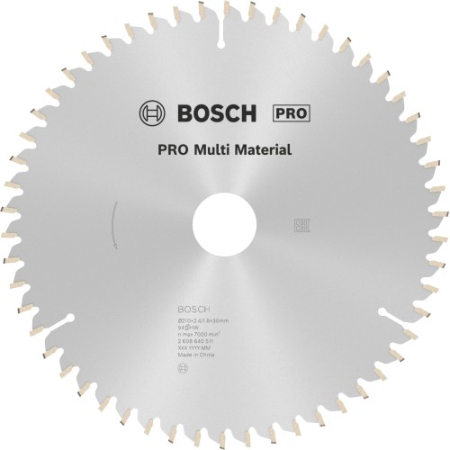 Hoja de sierra circular PRO Multi Material, 210 x 2,4 x 30 mm