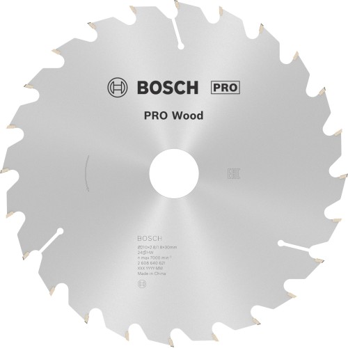 Hoja de sierra circular PRO Wood, 210 x 2,8 x 30 mm, T24