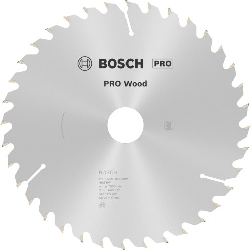 Hoja de sierra circular PRO Wood, 210 x 2,8 x 30 mm, T36