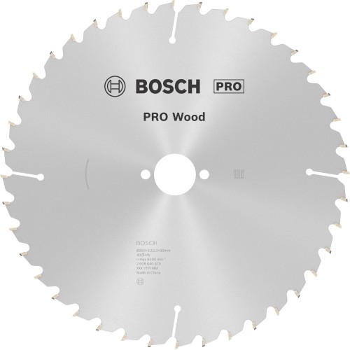 Hoja de sierra circular PRO Wood, 250 x 3,2 x 30 mm, T40