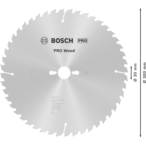 Hoja de sierra circular PRO Wood, 300 x 3,2 x 30 mm, T48