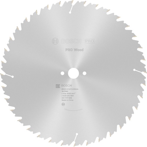 Hoja de sierra circular PRO Wood, 400 x 3,5 x 30 mm, T36