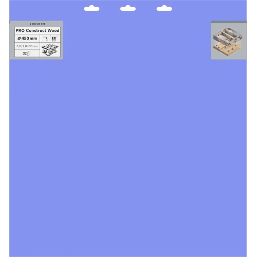 Hoja de sierra circular PRO Construct Wood, 450 x 3,8 x 30 mm
