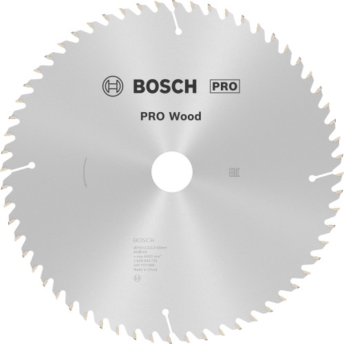 Hoja de sierra circular PRO Wood, 250 x 3,2 x 30 mm, T60
